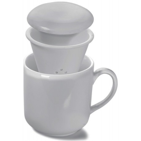 TAZA INFUSIONES 40CL PORCE FILTRO Y TAPA