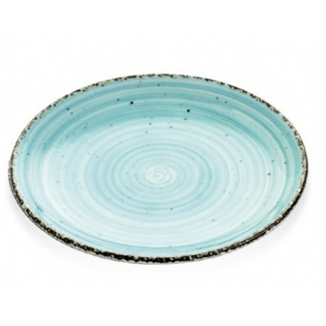 EO AZUL TURQ . LLANO PLATO 21CM
