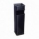 CENICERO PAPELERA NEGRO 18X18X65 AL70300 JOF