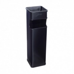 CENICERO PAPELERA NEGRO 18X18X65 AL70300 JOF