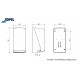 PORTARROLLOS WC FUME 2R DOMESTICO AF51400 JOF