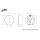 PORTARROLLOS WC ABS BCO AE57000 JOFEL