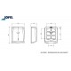 DISPENSADOR TOALLETA ABS BCO AH37000 JOFEL