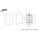 DISPENSADOR MECHA ABS BCO AG47000 JOFEL