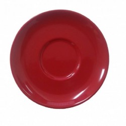 DEL MOKA-CAFE PLATO 11,5CM ROJO
