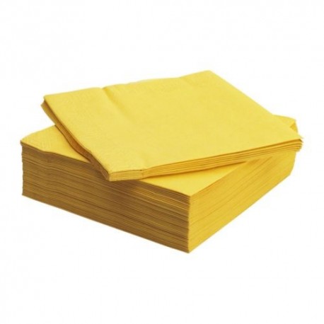 ZZ SERVILLETA 40X40 CELU.  AMARILLO 2H