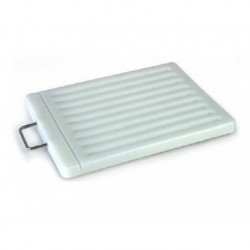 TABLA CORTA-PAN POLIET 40X30X2,5 BLANCA