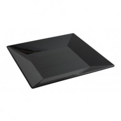 ZZ PLATO CUADRADO 27CM NEGRO