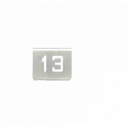 NUMERO MESA INOX Nº 13