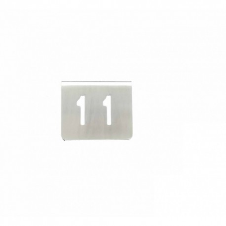 NUMERO MESA INOX Nº 11