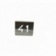NUMERO MESA INOX Nº 41