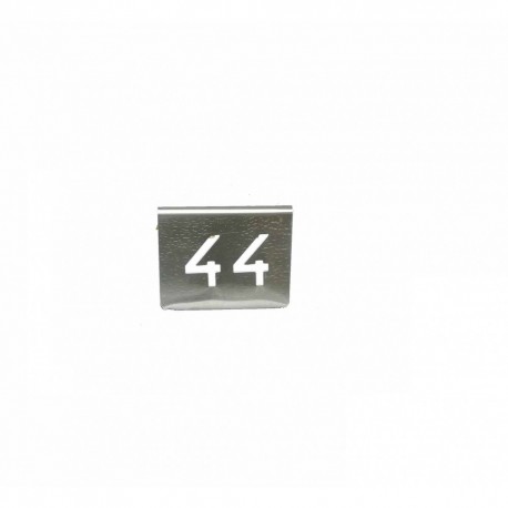 NUMERO MESA INOX Nº 44
