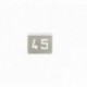 NUMERO MESA INOX Nº 45