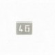 NUMERO MESA INOX Nº 46