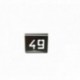 NUMERO MESA INOX Nº 49