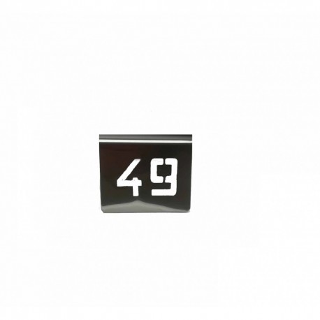 NUMERO MESA INOX Nº 49