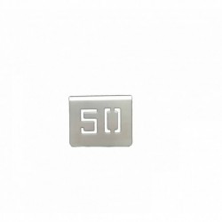 NUMERO MESA INOX Nº 50