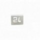 NUMERO MESA INOX Nº 24