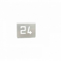 NUMERO MESA INOX Nº 24