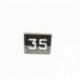 NUMERO MESA INOX Nº 35