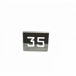 NUMERO MESA INOX Nº 35