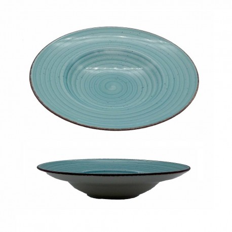 EO AZUL TURQ . HONDO RENO PLATO 30CM