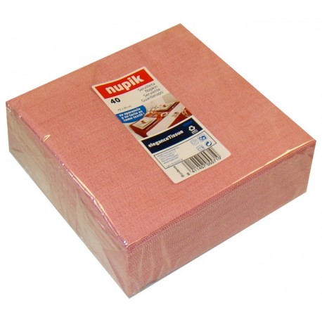 SERVILLETA 40X40 ELEGANCE TISSUE BURDEOS