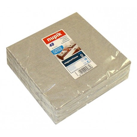 SERVILLETA 40X40 ELEGANCE TISSUE ANTRACITA