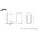 ZZ DOSIFICADOR JABON VISION FUME AC22000 JOFEL