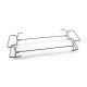 SOPORTE RECT. PARA FTE 32X22CM INOX 18/10