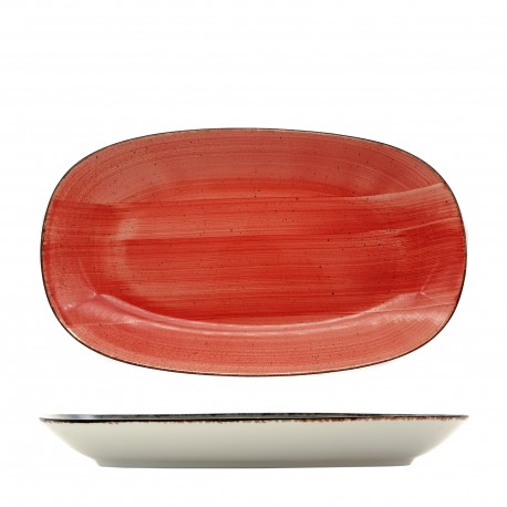 EO ROJO FUENTE RECTANG 34X20CM
