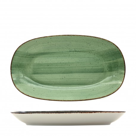 EO VERDE FUENTE RECTANG 34X20CM