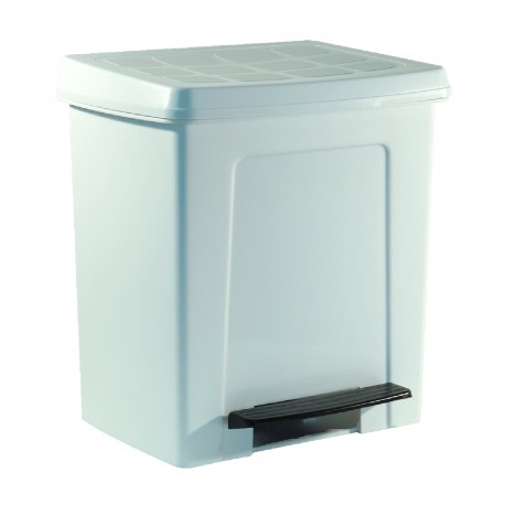 CUBO PEDALBIN 8L BLANCO