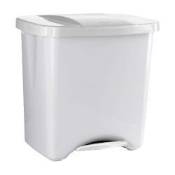 CUBO PEDALBIN ECOLOGICO 50L BLANCO