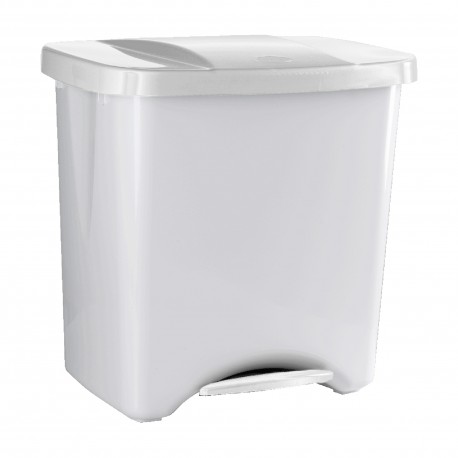 CUBO PEDALBIN ECOLOGICO 50L BLANCO