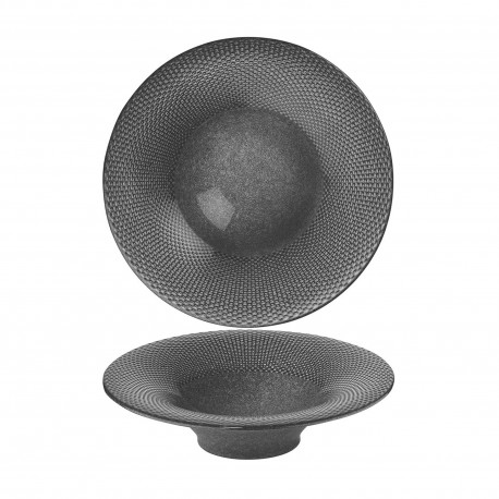 PANIO ANTRACITA HONDO PLATO 28CM