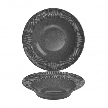 PANIO ANTRACITA HONDO PLATO 26CM