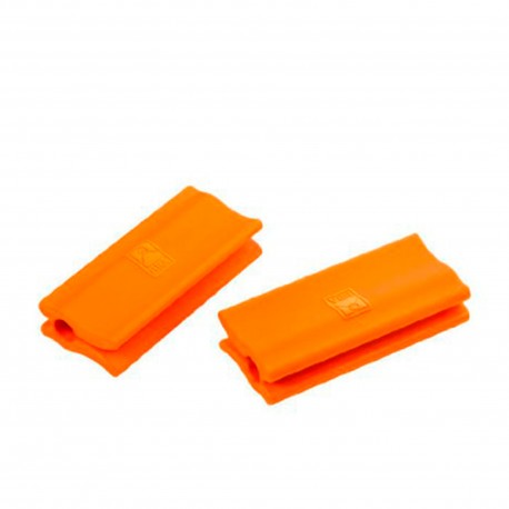 JUEGO 2 ASAS SILICONA (PARRILLA) NARANJA BRA