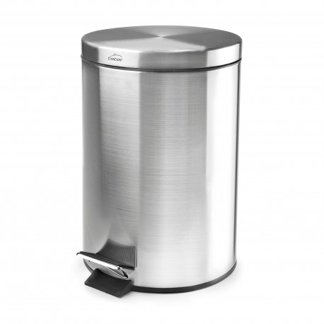 ZZ PAPELERA C/PEDAL 5L. INOX