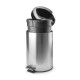 ZZ PAPELERA C/PEDAL 5L. INOX