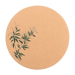 POSAVASOS CARTULINA F GREEN 9CM 210G MARRON