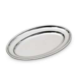 FUENTE OVAL INOX 50X30 CM SUPREM
