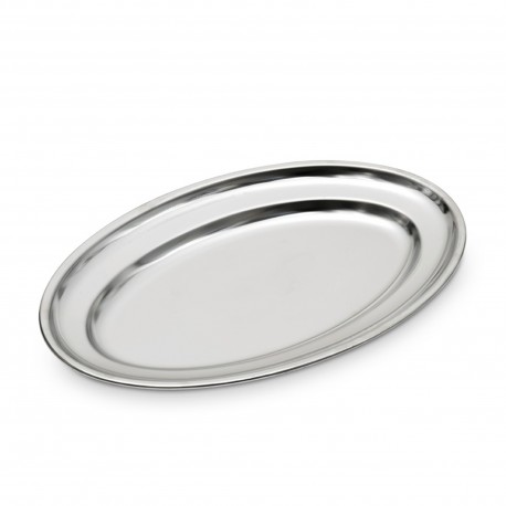 FUENTE OVAL INOX 50X30 CM SUPREM