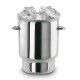 CUBO HIELO CLASICO INOX  SUPREM