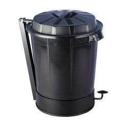 CUBO GOLIAT 50L. NEGRO CON PEDAL