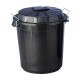 CUBO BASURA 50L NEGRO DENOX