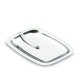 BANDEJA CAMBIO PEQ.68007 C/PINZA INOX 17X11CM