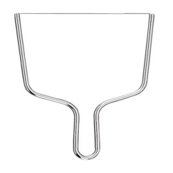 LIRA CORTA FOIE/QUESO 21CM INOX