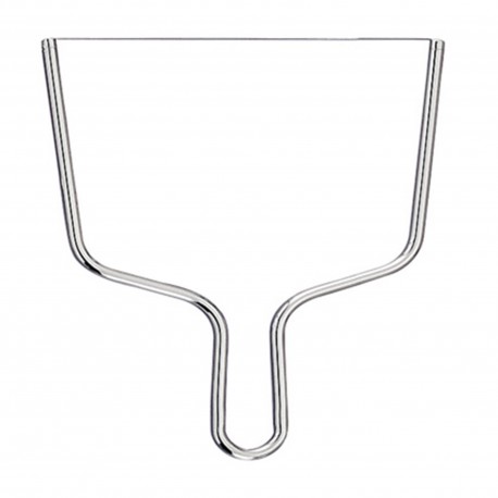 LIRA CORTA FOIE/QUESO 21CM INOX