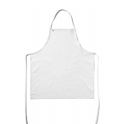 DELANTAL PETO BLANCO 75X90 ALGODON